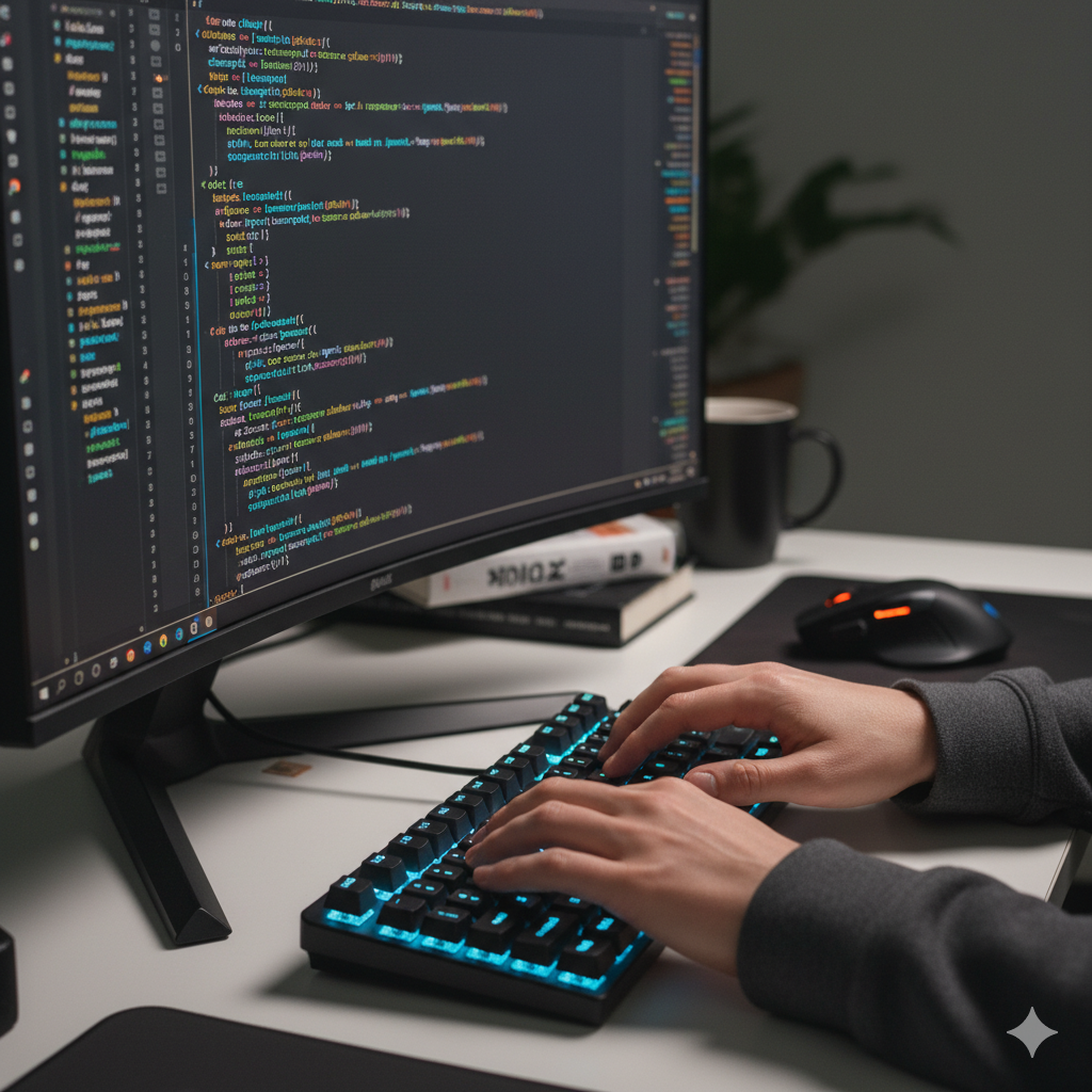 Ilustración sobre automatización y desarrollo tecnológico